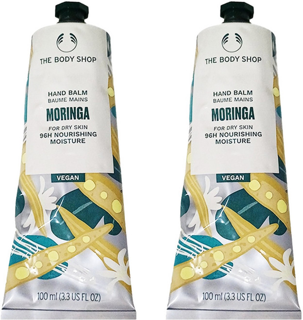 THE BODY SHOP 美體小舖 辣木籽更新護手霜 國際航空版, 100ml, 2條