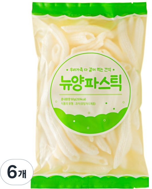 뉴양파스틱, 60g, 6개