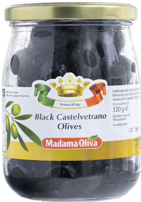 마다마올리바 블랙 카스텔베트라노 올리브, 320g, 1개