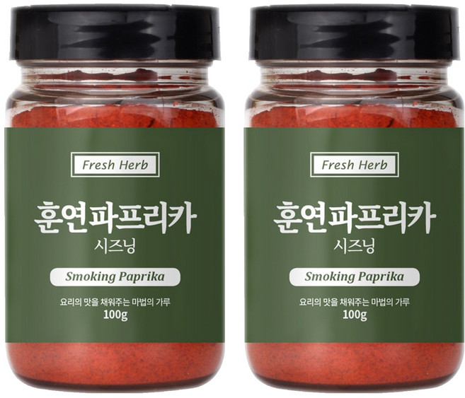 신선약초 훈연 파프리카 시즈닝, 2개, 100g