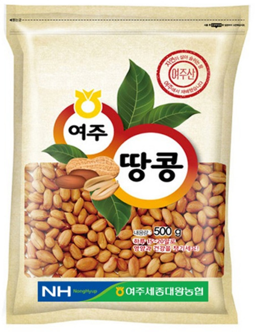 여주능서농협 볶음 땅콩, 500g, 1개