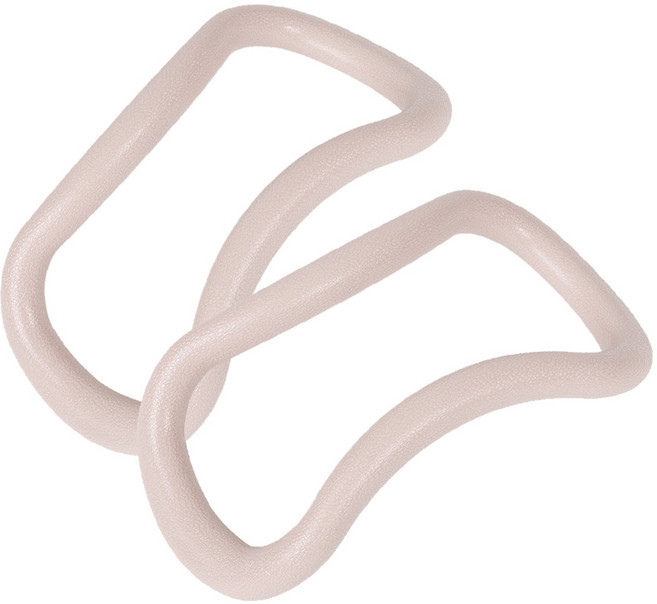 아리프 파스텔 엠보 요가링 소프트타입, 브라운, 2개