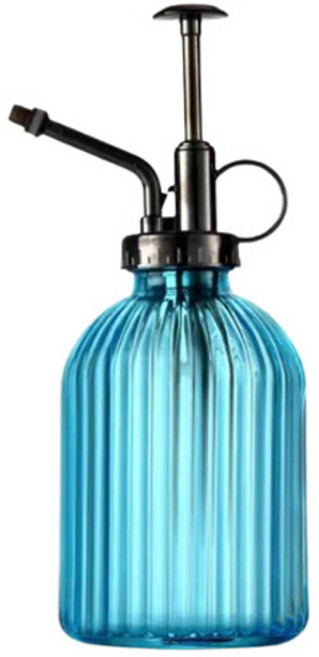 댓츠댓 레트로 프레스 유리 스프레이 분무기 스트라이프 320ml, 1개, 스카이