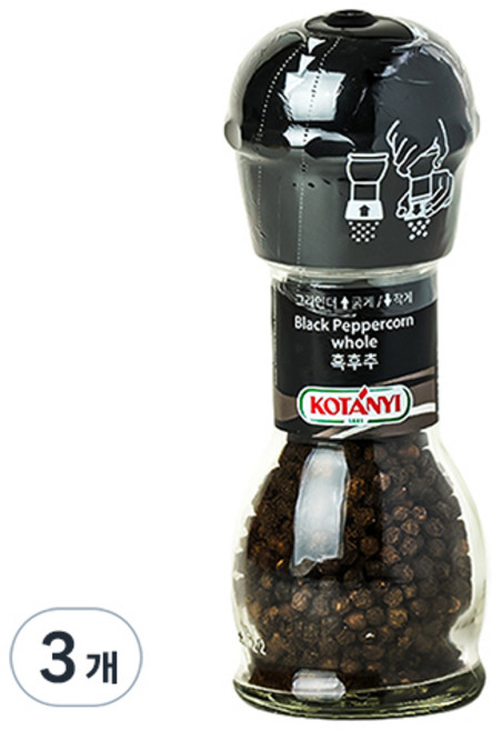 코타니 흑후추, 36g, 3개