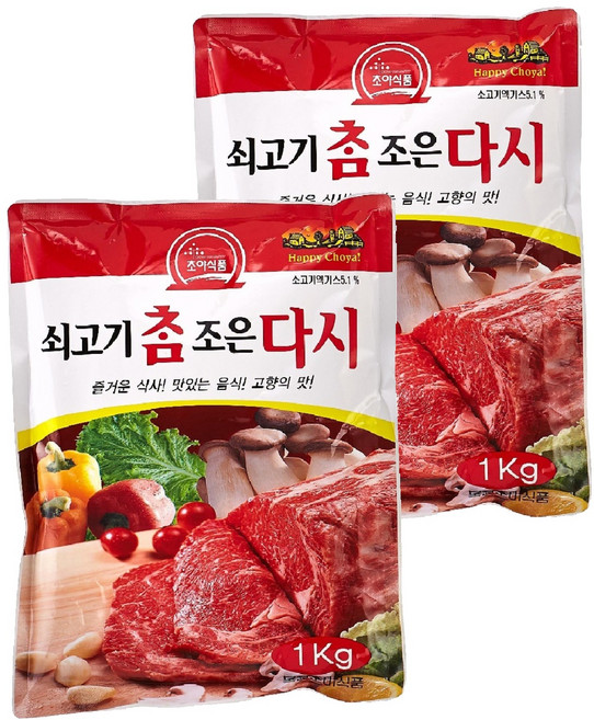 초야식품 참조은 쇠고기다시, 1kg, 2개