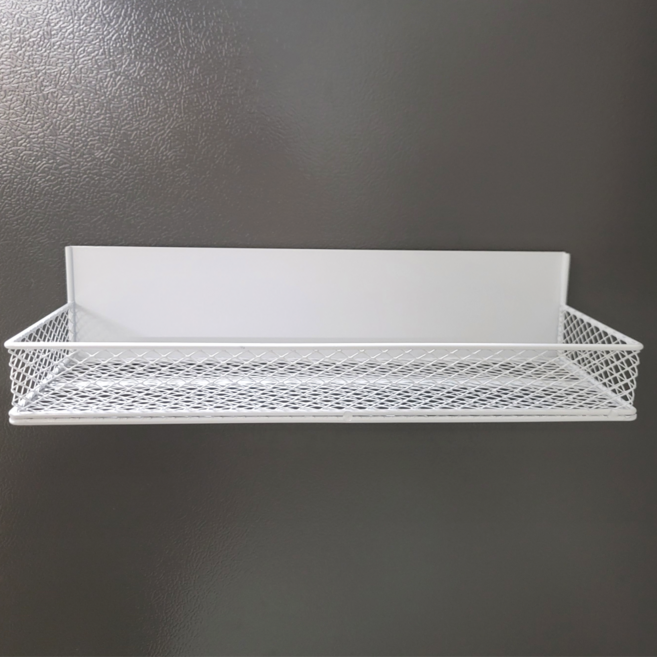 홈앤에이 다용도 철제 마그네틱 선반, 화이트, 1개