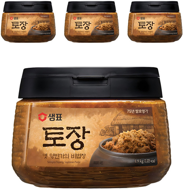 샘표 토장, 1.9kg, 4개
