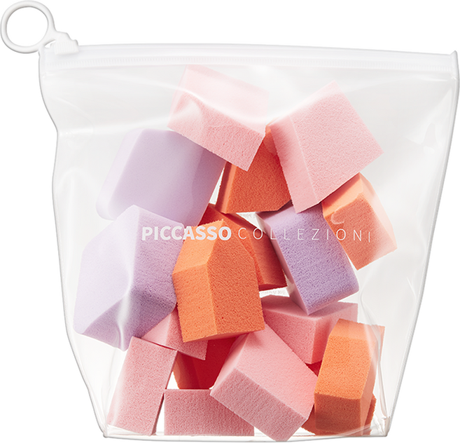 PICCASSO 畢卡索 Collezioni 造型海綿粉撲組 17個, 多色組合, 1組