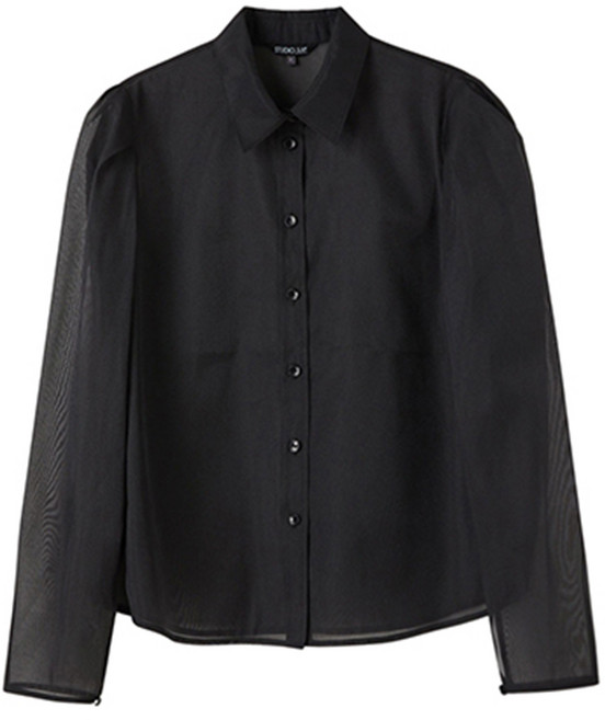 랩 여성용 오간자 시스루 블라우스 AR1WB265