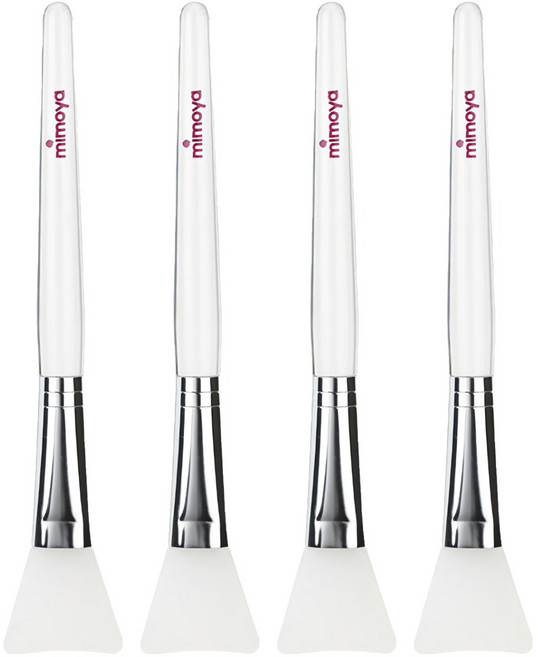 미모야 실리콘 팩브러쉬, 랜덤 발송, 4개