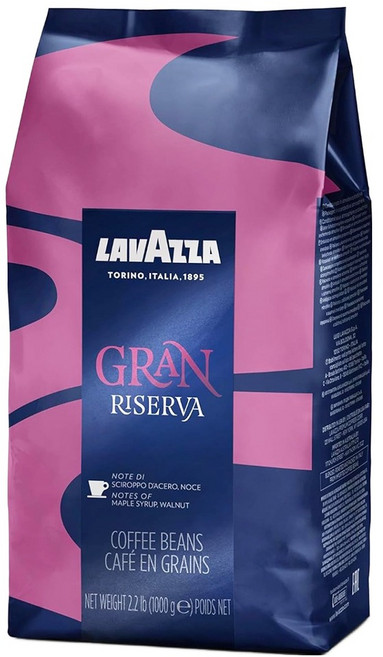 LAVAZZA Gran Riserva咖啡豆, 1kg, 1個, 全豆咖啡 未研磨