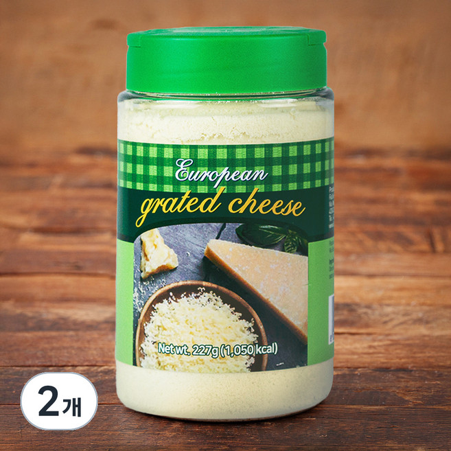 유러피안 그레이티드 치즈, 227g, 1개입, 2개