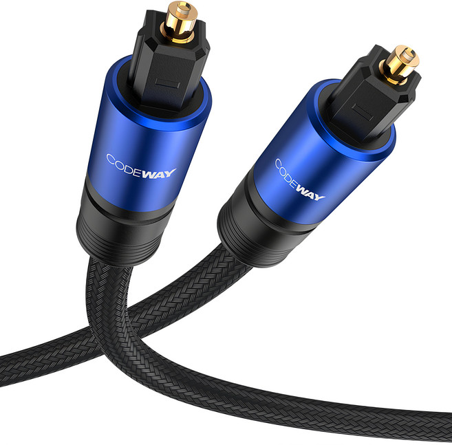 CODEWAY Toslink SPDIF 數位光纖音源線 3m, 單一商品, 1條