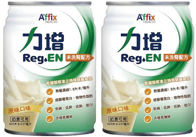 Affix 艾益生 力增 未洗腎配方 原味口味, 2罐, 237ml