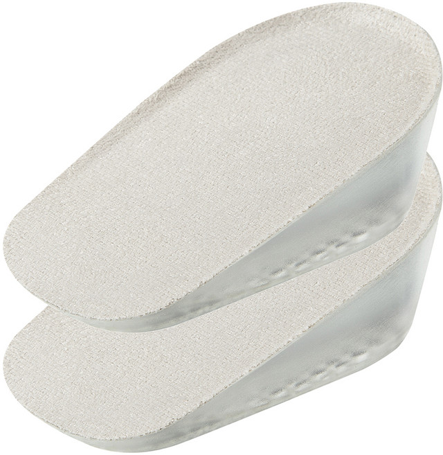 베이스알파에센셜 여성용 뒤꿈치 쿠션 키높이 실리콘 깔창 세트