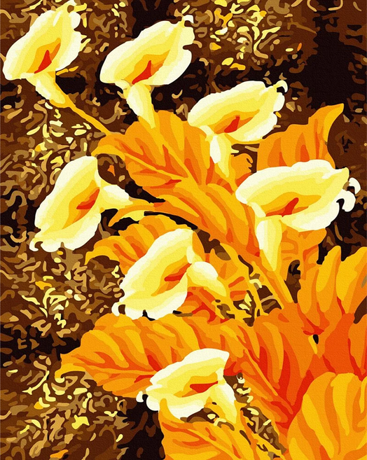 ArtLife 藝術生活 數字油畫DIY 90104 金色年華 50 x 40cm, 炫金, 1個