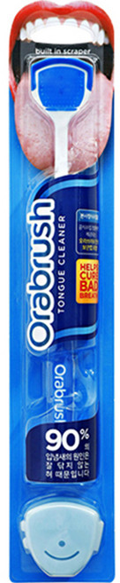 오라브러쉬 혀클리너 블루 + 보관캡, 30g, 1개