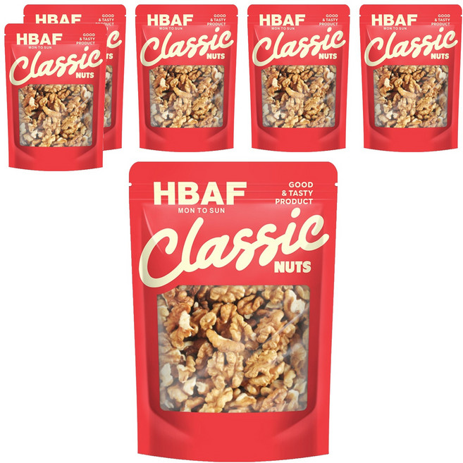 바프 클래식 넛츠 호두, 150g, 6개
