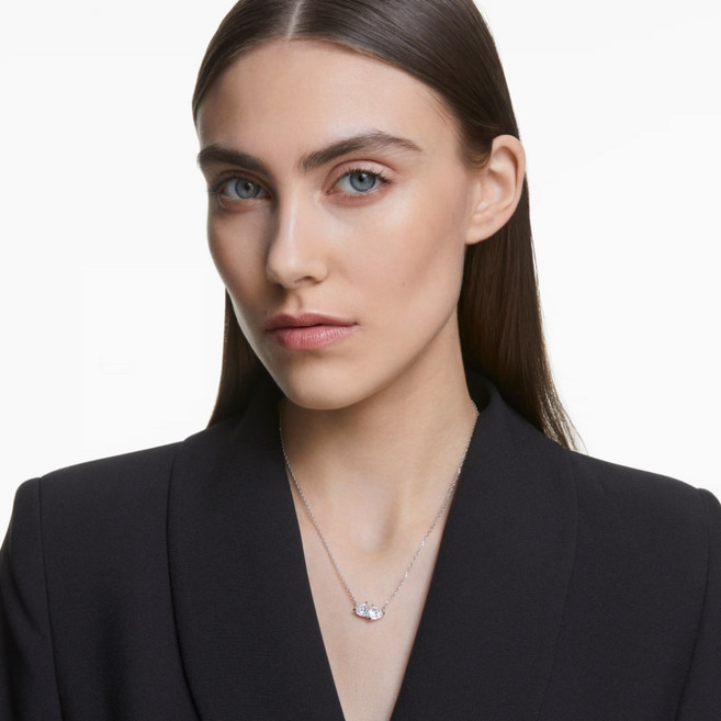 스와로브스키 여성용 Attract Soul Heart 로듐 목걸이 5517117 +쇼핑백+메시지카드+품질보증서 백화점A/S