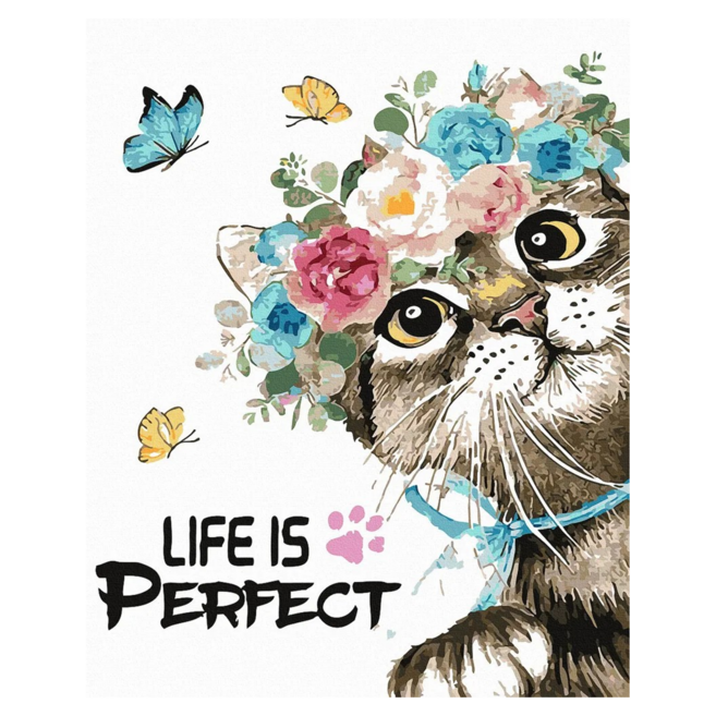 ArtLife 藝術生活 數字油畫DIY DT095 40 x 50cm, 完美生活, 1組