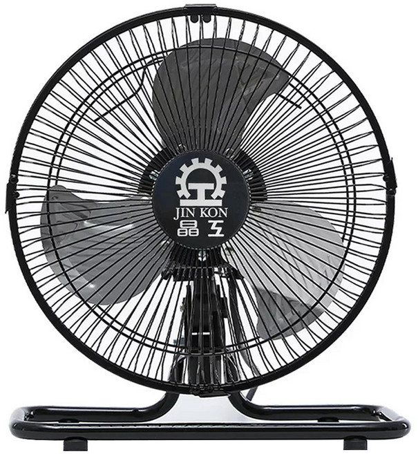 JINKON 晶工牌 鋁葉桌扇 10吋, LC-103, 黑色