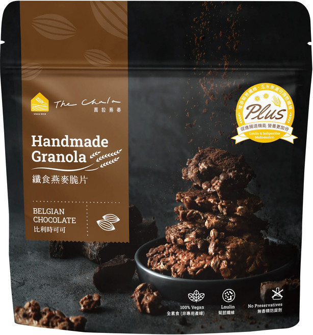The Chala 蕎拉燕麥 纖食燕麥脆片 比利時可可, 150g, 1包