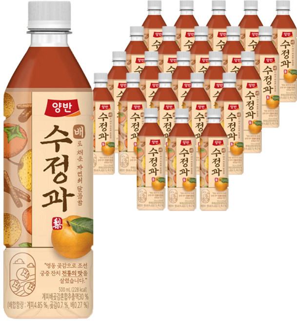 양반 배 수정과, 500ml, 24개
