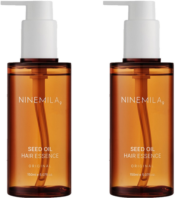 [비건뷰티] 나인밀라 시드 오일 헤어 에센스, 150ml, 2개