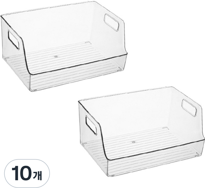 윈프라이스 팬트리 수납 정리함, 오픈 베이직, 10개