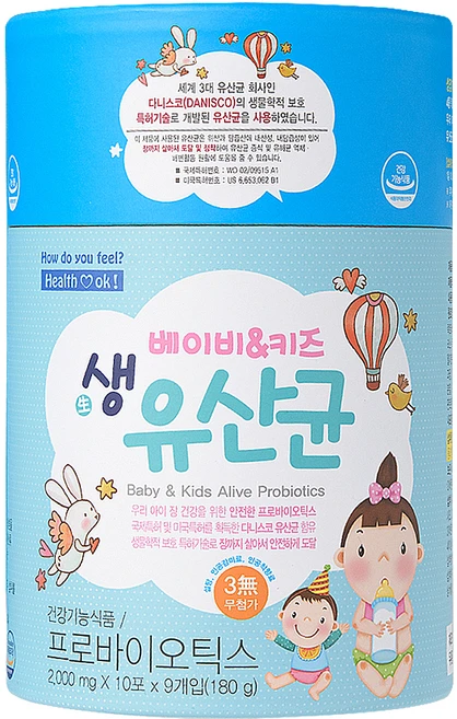 헬퍼장 베이비 앤 키즈 생유산균, 180g, 1개 - 쿠팡