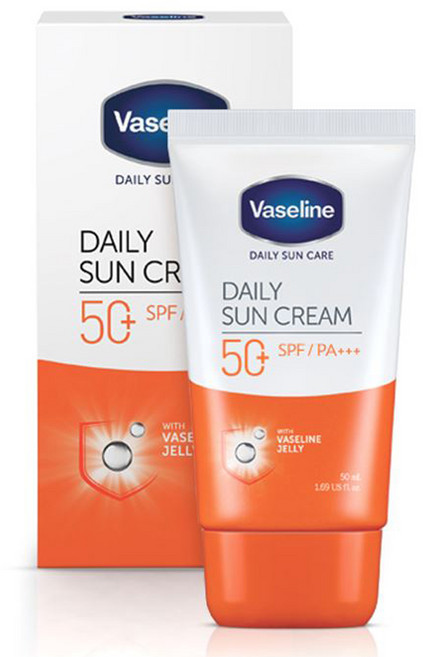 바세린 데일리 선크림 SPF50+ PA+++, 50ml, 1개