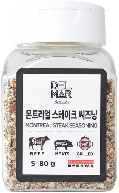 딜리셔스마켓 몬트리얼 스테이크 시즈닝 소형, 80g, 1개