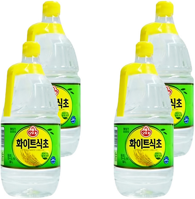 [오뚜기] 화이트 식초, 1.8L, 4개