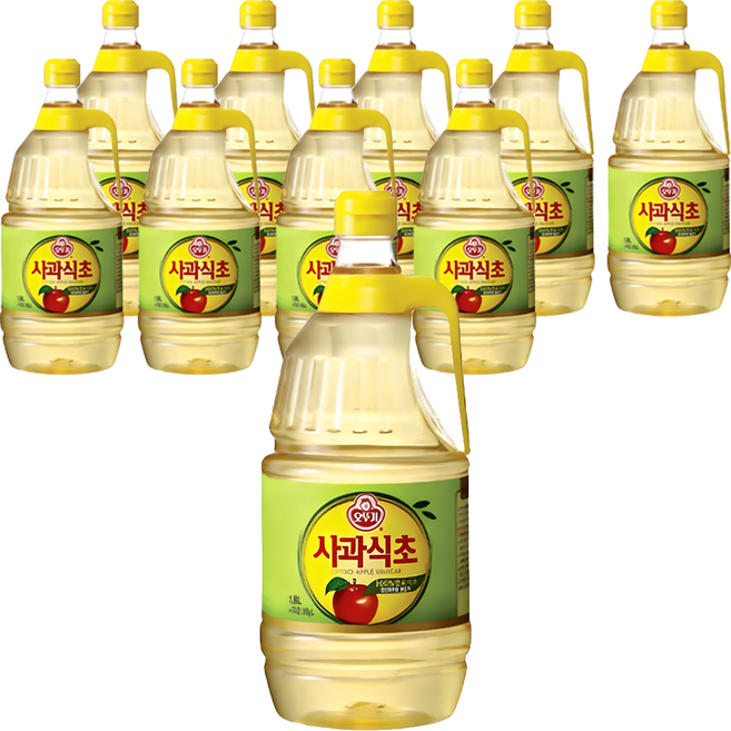 오뚜기 사과식초, 1.8L, 10개