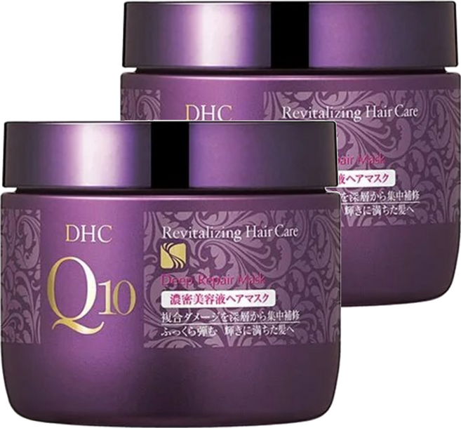 DHC 台灣公司貨 Q10深層修護髮膜, 180g, 2罐