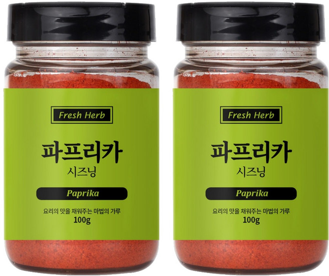 신선약초 파프리카 시즈닝, 100g, 2개