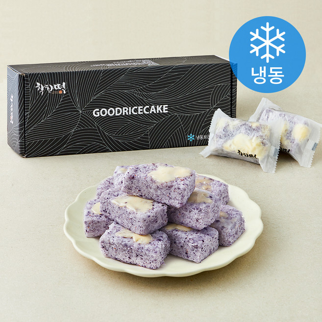 착한떡 블루베리치즈설기 (냉동), 45g, 1개, 10개입