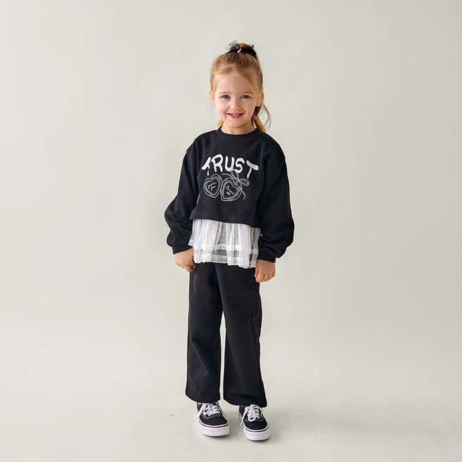 WALTONKIDS 兒童Trust蕾絲上下套裝