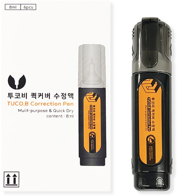 투코비 퀵커버 수정액 6p, 48ml, 1개