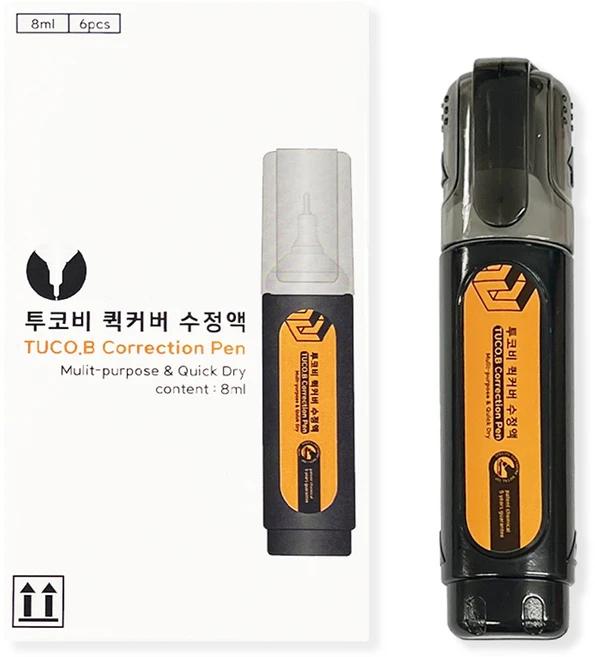 투코비 퀵커버 수정액 6p, 48ml, 1개 - 쿠팡