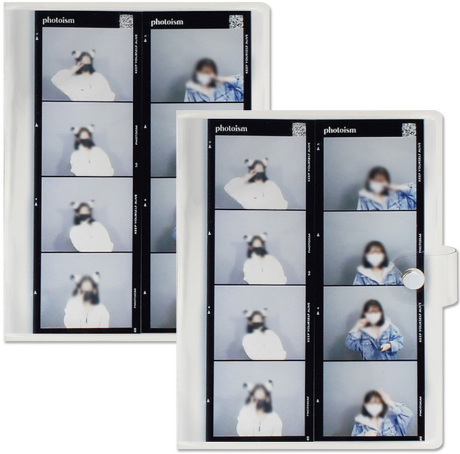 리코즈 네컷 사진 콜렉트북, 글리터화이트, 20매