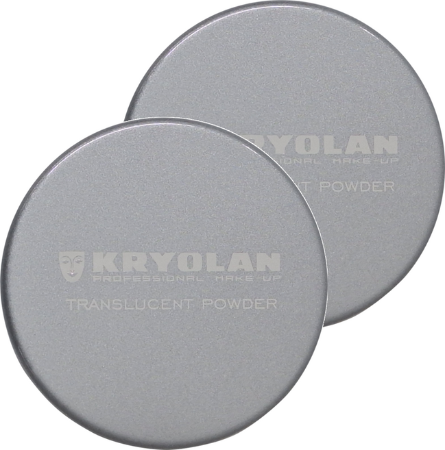 KRYOLAN 歌劇魅影 輕柔透明蜜粉 柔霧定妝 透氣配方, PW08 紫色, 2個