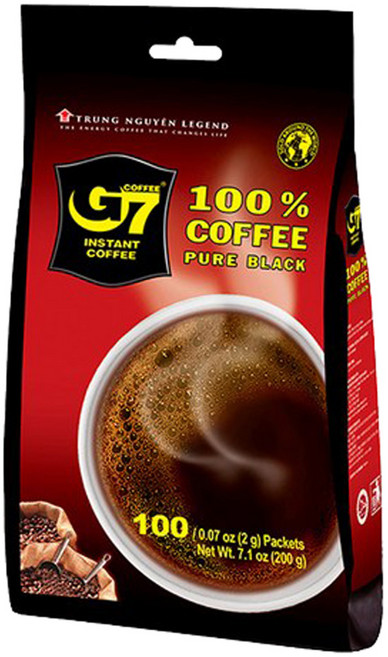 G7 純咖啡 量販包, 2g, 100入, 1袋