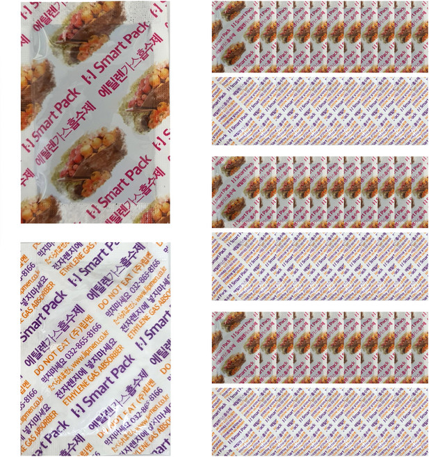 EVER FRESH 과일 채소 보관 신선도 유지 에틸렌가스 흡수제 200p, 2개