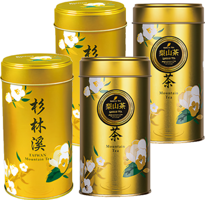龍源茶品 鑫龍源 風味絕佳梨山烏龍茶葉禮盒, 梨山茶 150g + 烏龍茶 50g, 2盒