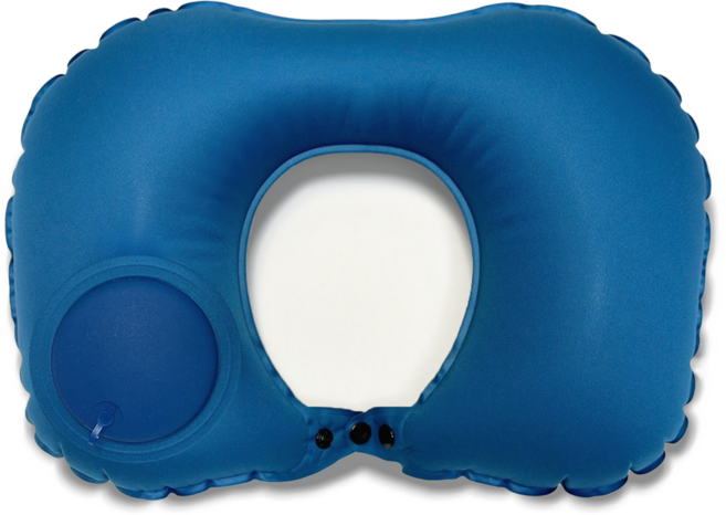 셀리빙 어디서든 에어 목베개, 블루