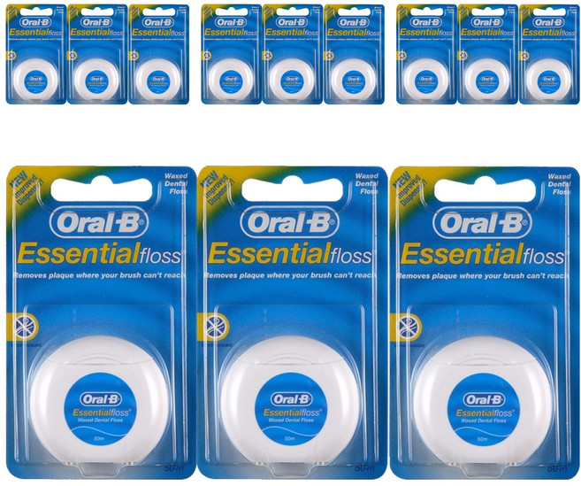 Oral-B 歐樂B 含蠟牙線, 1入, 12個