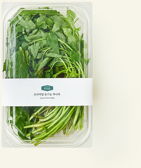 프리미엄 유기농 미나리, 200g, 1개