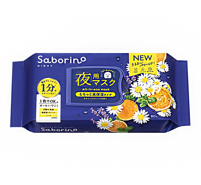 bcl saborino 晚安面膜 香橙洋甘菊, 286ml, 1包