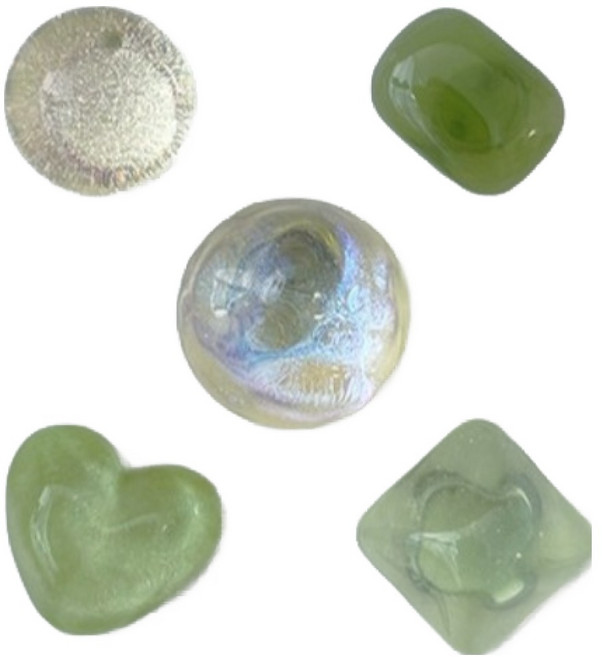 데미무드 그리너리 마그넷 5종 세트, 혼합색상